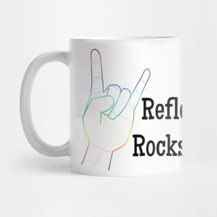 Reflexology Rocks (black text) Mug